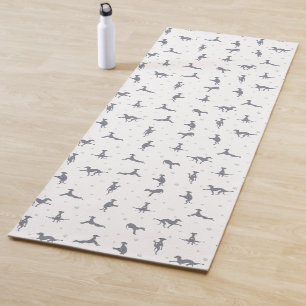 Italienische Greyhound-Yoga-Pose Yogamatte