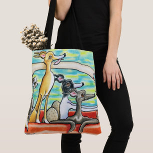  Italienische Greyhounds Road Trip Tasche