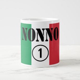 Italienische Großväter: Nonno Numero Uno Jumbo-Tasse