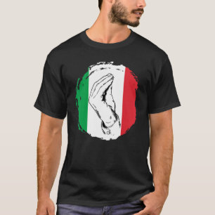 Italienische Hand Italienische Geste Italienische T-Shirt
