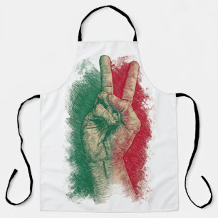 Italienische Handgesten-Gebärdensprache Lustig Ita Schürze