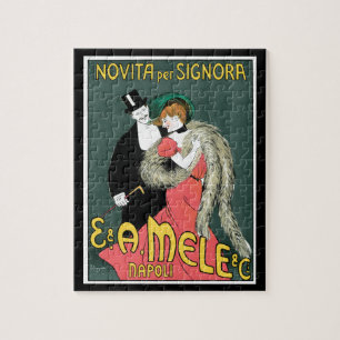 Italienische Jugendstil-Mode-Werbung