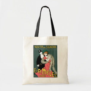 Italienische Jugendstil-Mode-Werbung Tragetasche