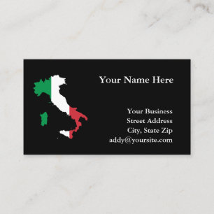 Italienische Karte Gestalten Farbe der italienisch
