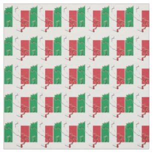 ITALIENISCHE KARTE Italienische Flagge Stoff