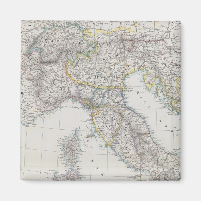 Italienische Karte Magnet (Vorne)