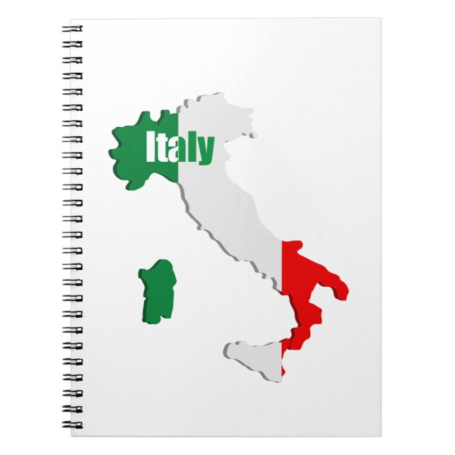 Italienische Karte Notizblock (Vorderseite)