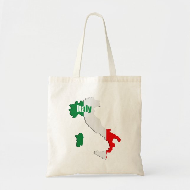 Italienische Karte Tragetasche (Vorne)