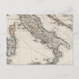 Italienische Karte von Stieler