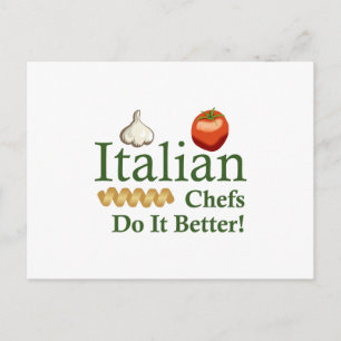 ITALIENISCHE KÖCHE POSTKARTE