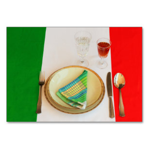 ITALIENISCHE KOCHTABELLE TISCHNUMMER