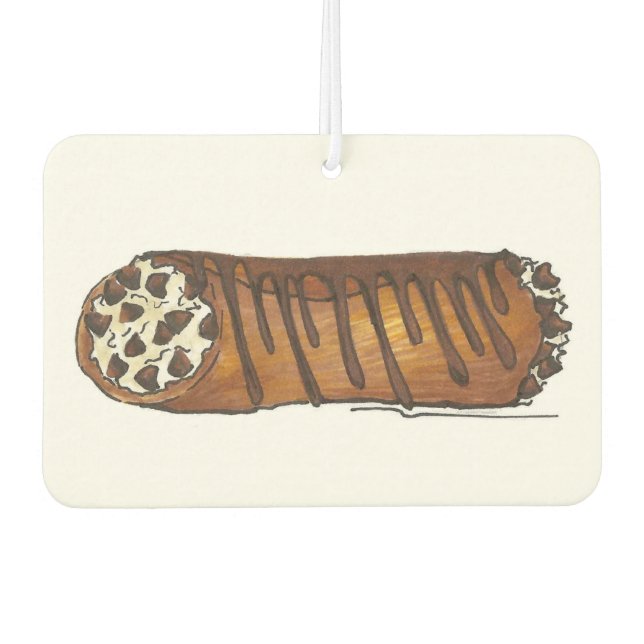 Italienische Konditorei Cannoli Autolufterfrischer (Vorderseite)