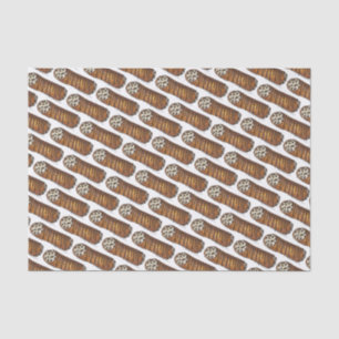 Italienische Konditorei Cannoli Seidenpapier