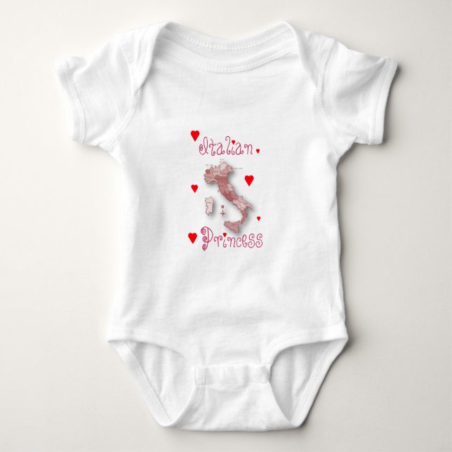 Italienische Königin Baby Strampler (Vorderseite)