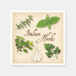 Italienische Kräuter Napkins Serviette