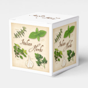 Italienische Kräuterboxen Geschenkschachtel