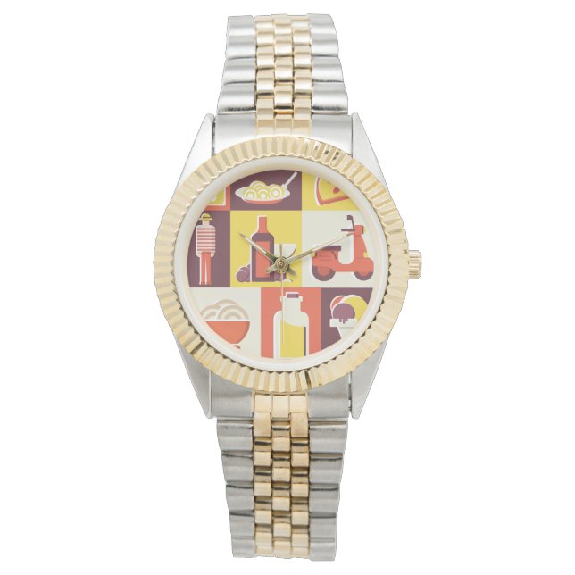 italienische Küche Armbanduhr (Vorderseite)