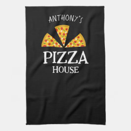 Italienische Küche individuelle Name Pizzeria Pizz Geschirrtuch