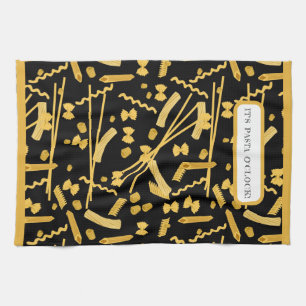 italienische Küche, Pasta-Muster Geschirrtuch