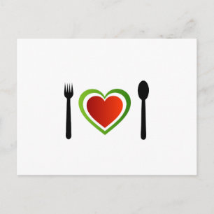 italienische Küche Postkarte