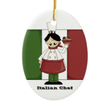 Italienische Küchen-Verzierung des Kochs-#3