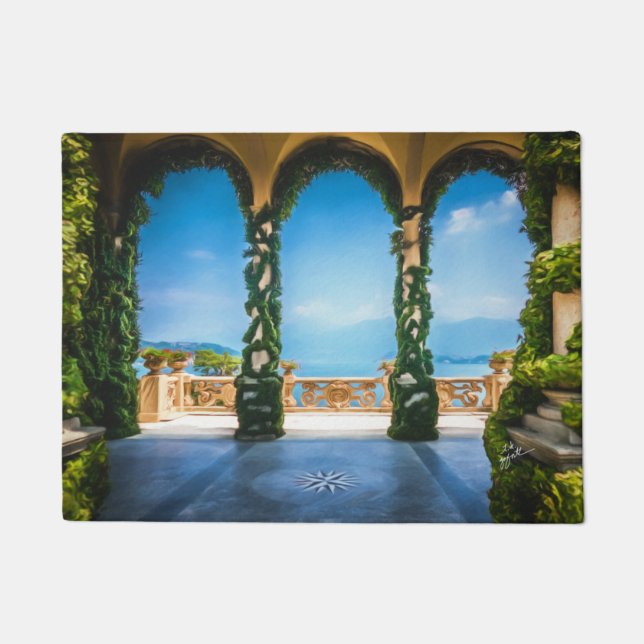 Italienische Kunst, Dichtung und Musik Foto Fußmatte (Vorderseite)