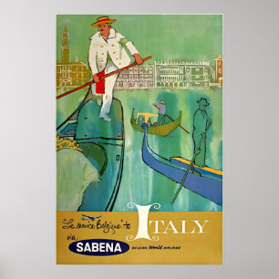 Italienische Kunst Venedig Malerei Italien Reisepl Poster