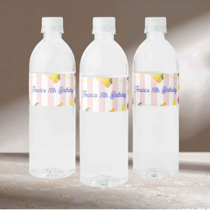 Italienische La Dolce Vita Wasserflaschen-Etikett