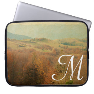 Italienische Landesseitige Roll Monogram 15" Noteb Laptopschutzhülle