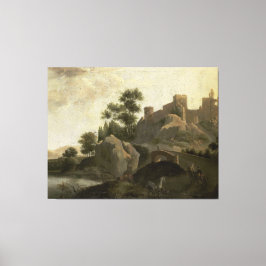 Italienische Landschaft, J.G. Schieblius, 1680 - 1 Leinwanddruck