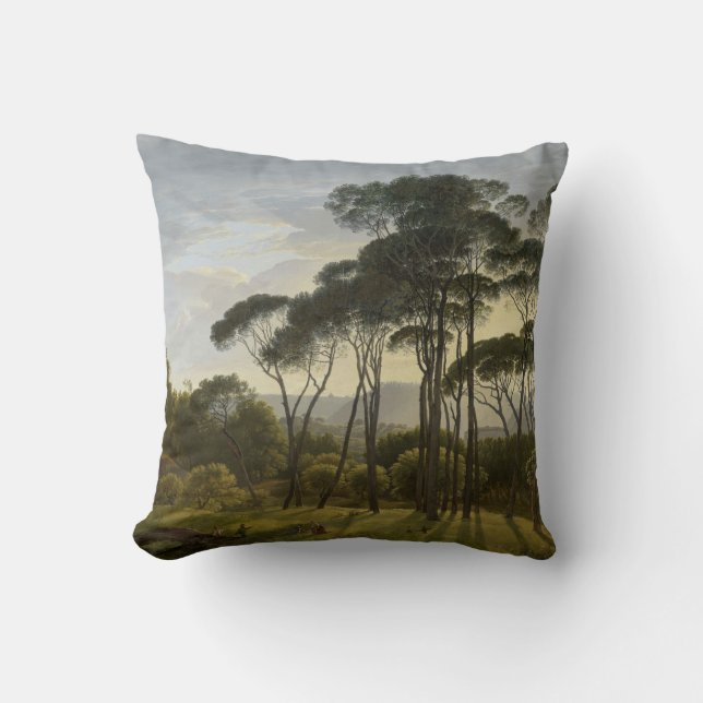 Italienische Landschaft mit Kissen (Vorderseite)