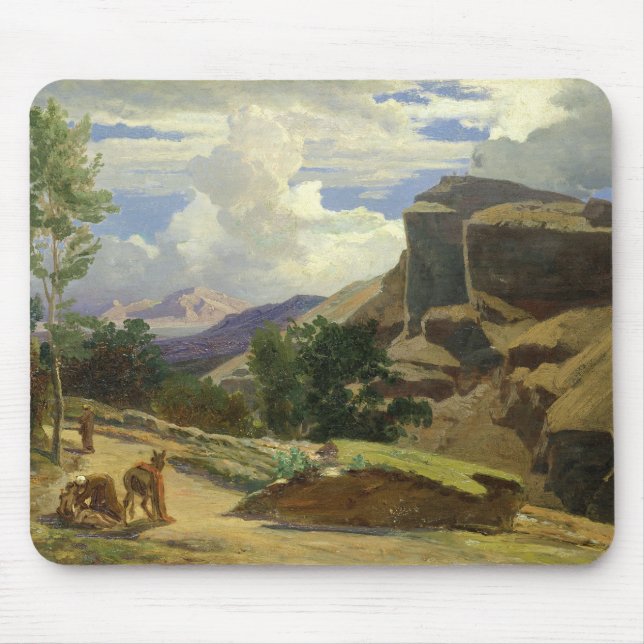 Italienische Landschaft Mousepad (Vorne)