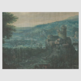 Italienische Landschaft Seidenpapier