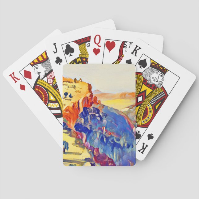 Italienische Landschaft Spielkarten (Rückseite)