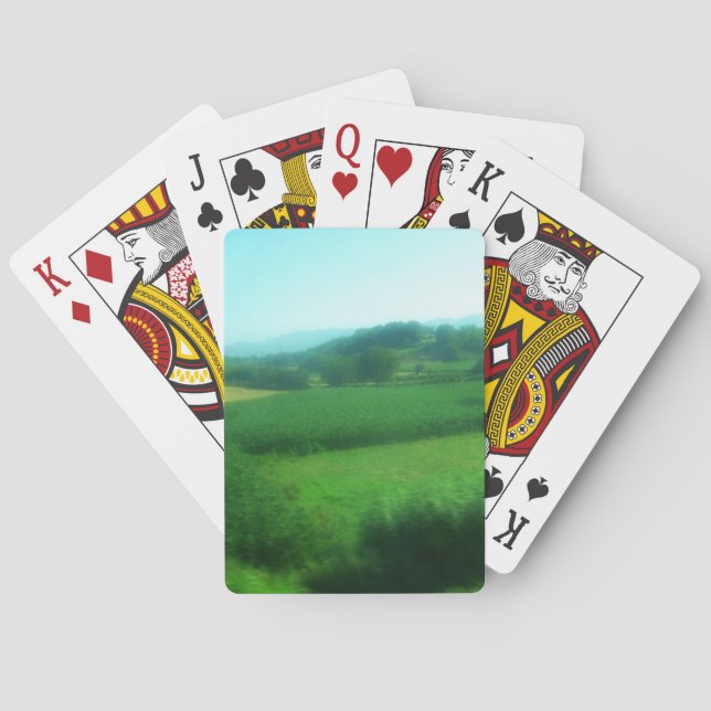 Italienische Landschaft Spielkarten (Rückseite)