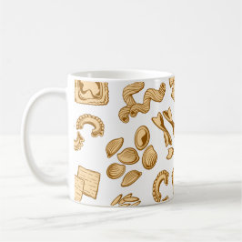 Italienische Lebensmittel und Geschirr, Risotto, P Kaffeetasse