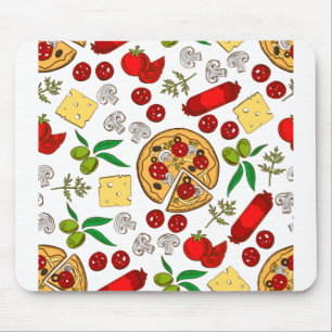Italienische Lebensmittel und Geschirr, Risotto, P Mousepad