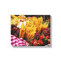 Italienische Lebensmittelfotografie, Wanddekor der