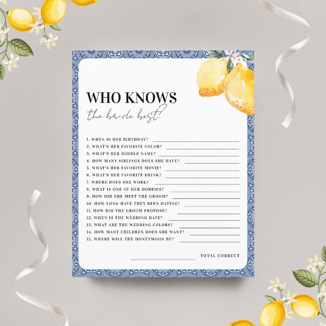 Italienische Lemons Tile, die das beste Spiel der  (Von Creator hochgeladen)