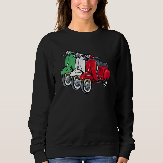 Italienische Liebe für Radfahrer Italien Sco Sweatshirt (Vorderseite)