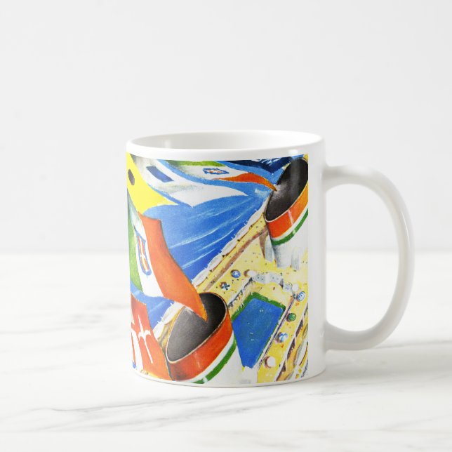 Italienische Linie ~ unter dieser Flagge Kaffeetasse (Rechts)