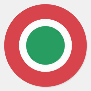 Italienische Luftwaffe Roundel Runder Aufkleber