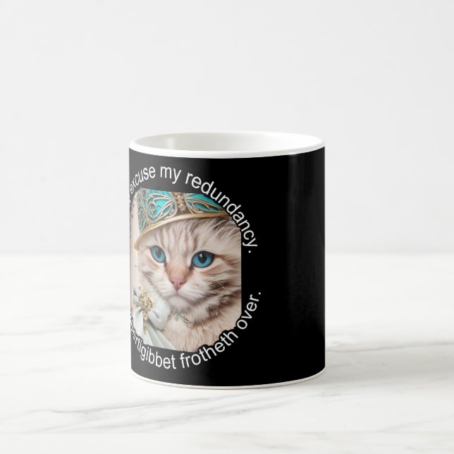 Italienische Luxuskatze: Willow Kaffeetasse (Mittel)