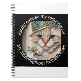 Italienische Luxuskatze: Willow Notizblock