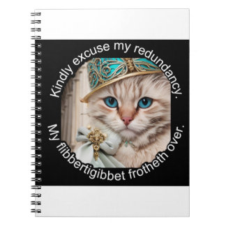 Italienische Luxuskatze: Willow Notizblock