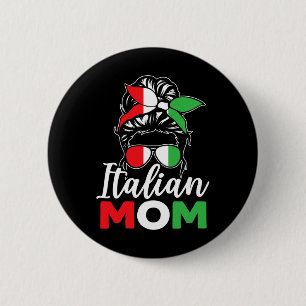 Italienische Mama Europa Land Reisen Italien Mütte Button