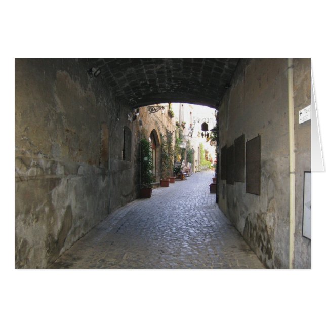 Italienische Markt-Karte (Vorderseite (Horizontal))