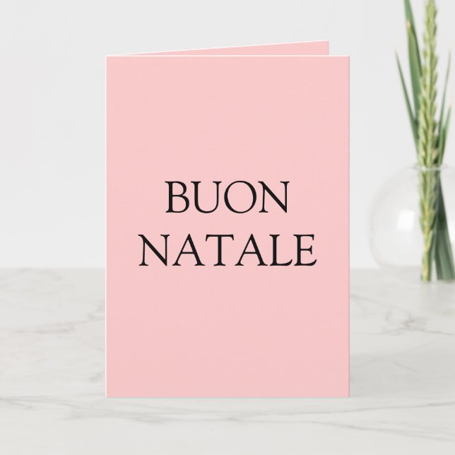 ITALIENISCHE MERRY CHRISTMAS CARDS FEIERTAGSKARTE (Vorderseite)