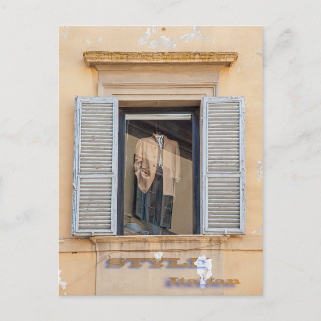 Italienische Mode, italienisch Postkarte (Vorderseite)
