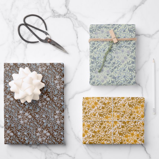 Italienische Muster. Geschenkpapier Set (Vorderseite)